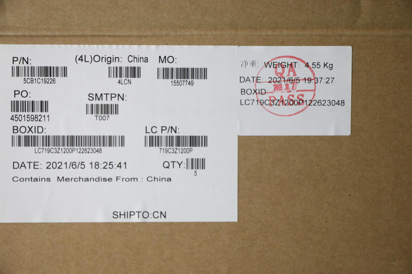 Lenovo Cover Upper Case Asm_Euro Engl - 5CB1C19226