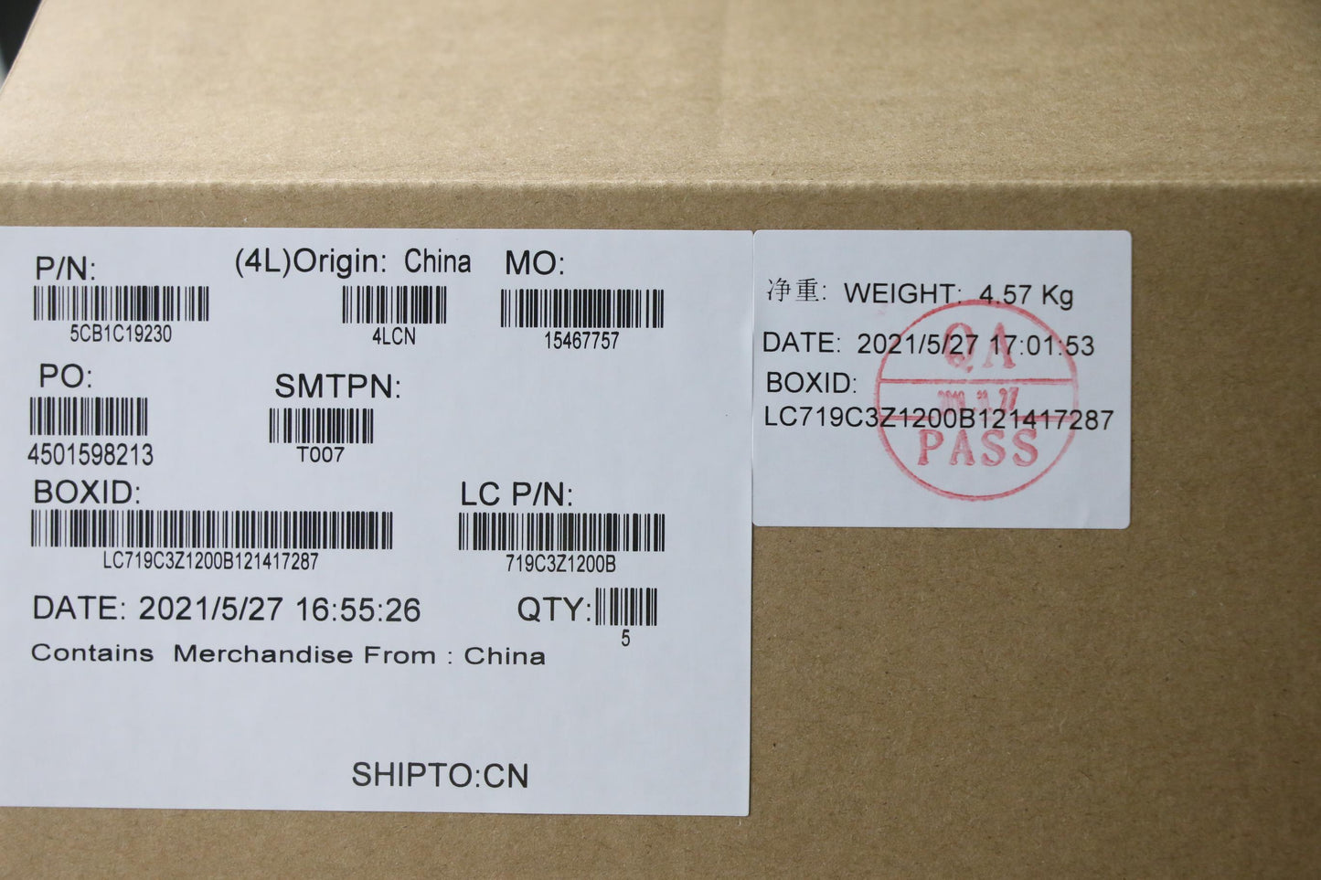 Lenovo Cover Upper Case Asm_Fra L82Jy - 5CB1C19230