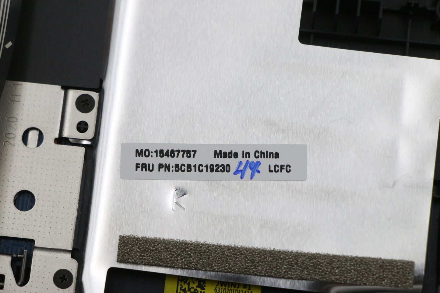 Lenovo Cover Upper Case Asm_Fra L82Jy - 5CB1C19230