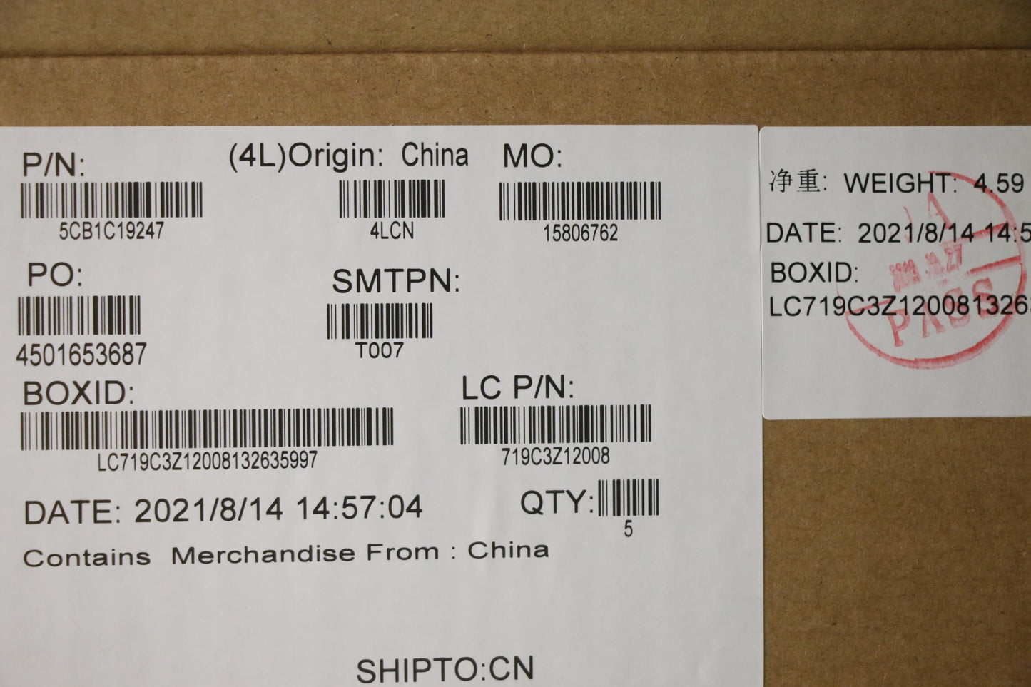 Lenovo Cover Upper Case Asm_Thai L82J - 5CB1C19247