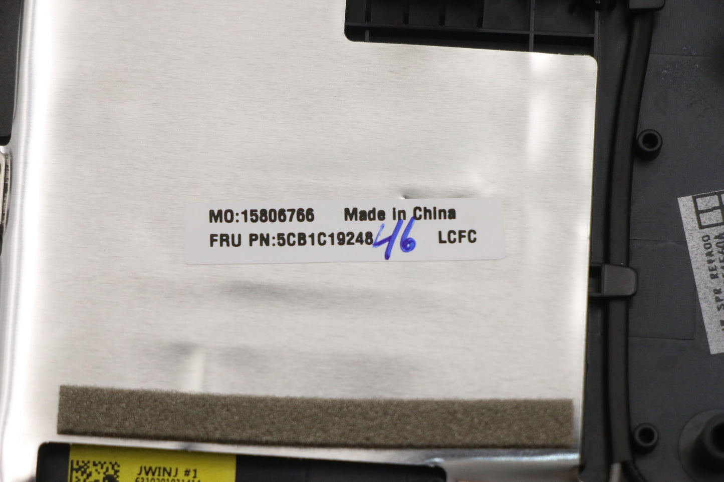 Lenovo Cover Upper Case Asm_Tc L82Jy_ - 5CB1C19248