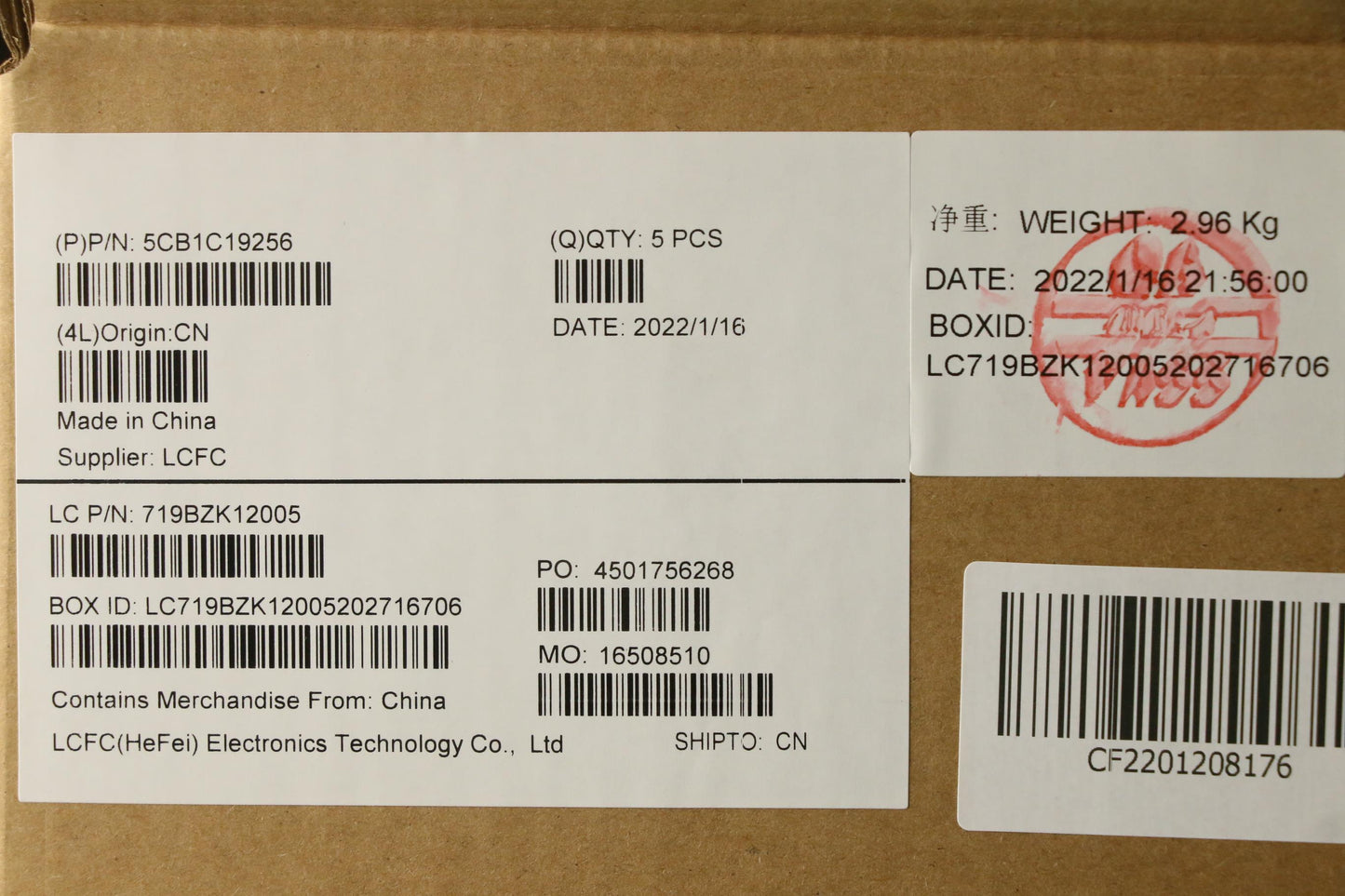 Lenovo Cover Upper Case Asm_Cze/Slkl8 - 5CB1C19256