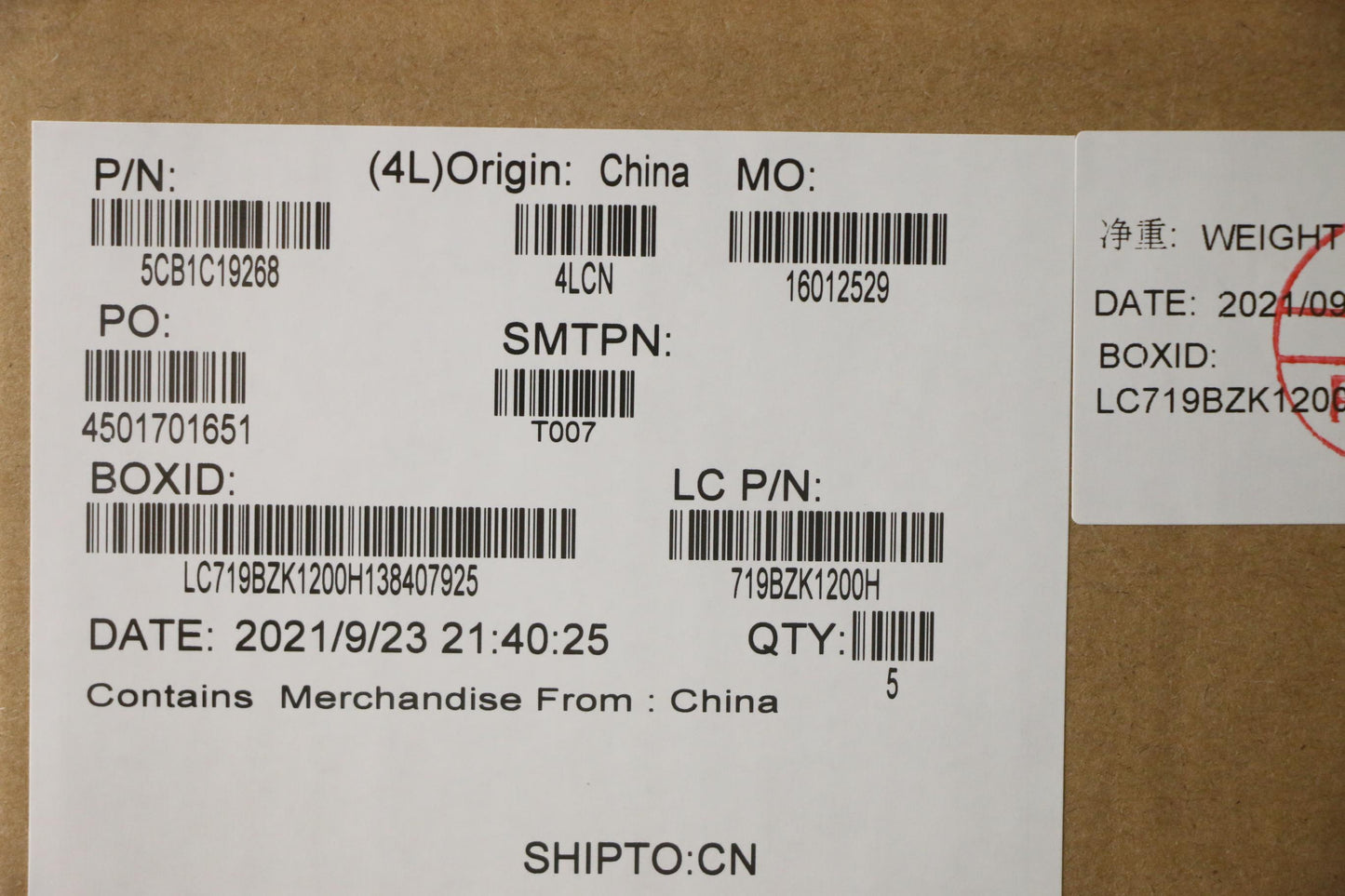 Lenovo Cover Upper Case Asm_Ita L82Nc - 5CB1C19268