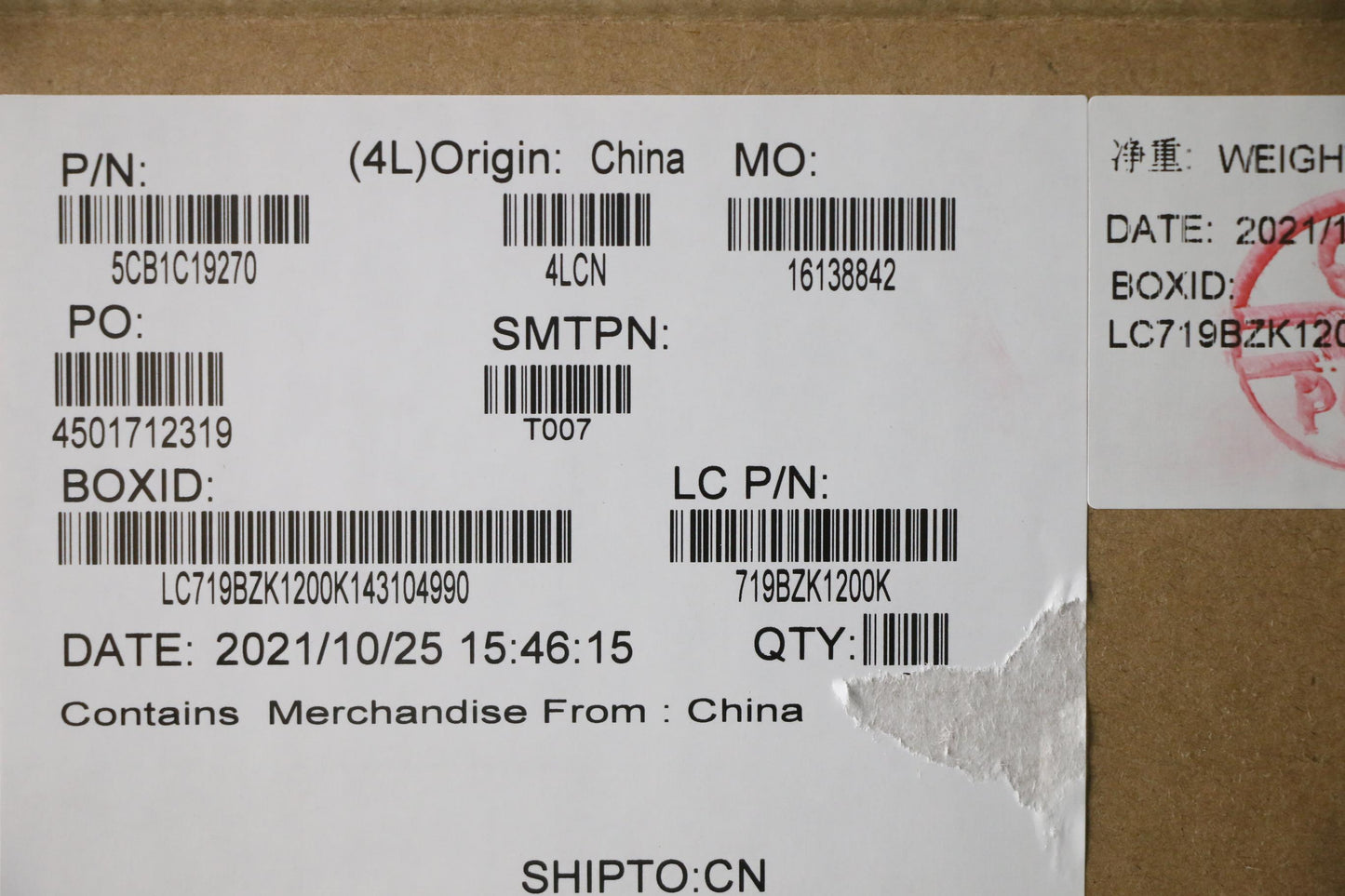 Lenovo Cover Upper Case Asm_Kor L82Nc - 5CB1C19270