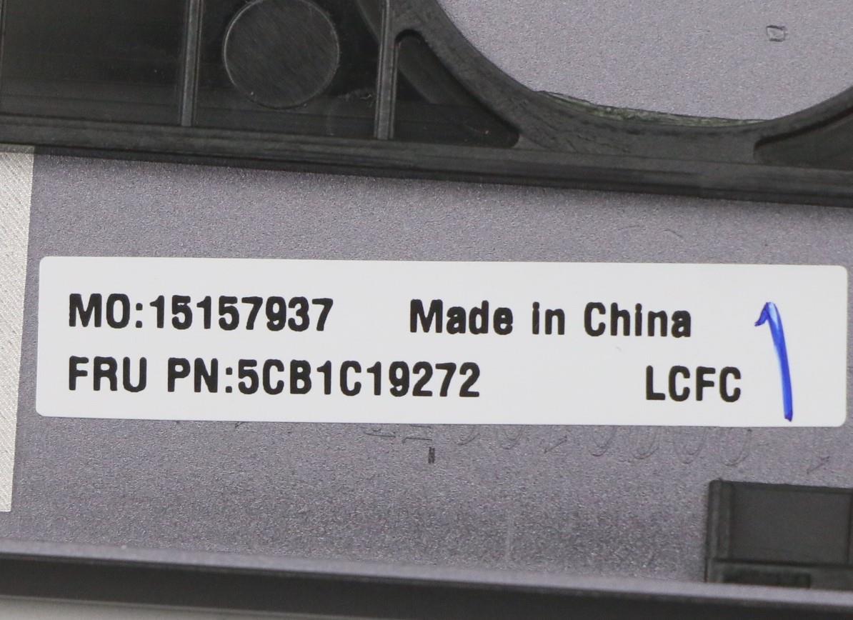 Lenovo Cover Upper Case Asm_Nordic L8 - 5CB1C19272