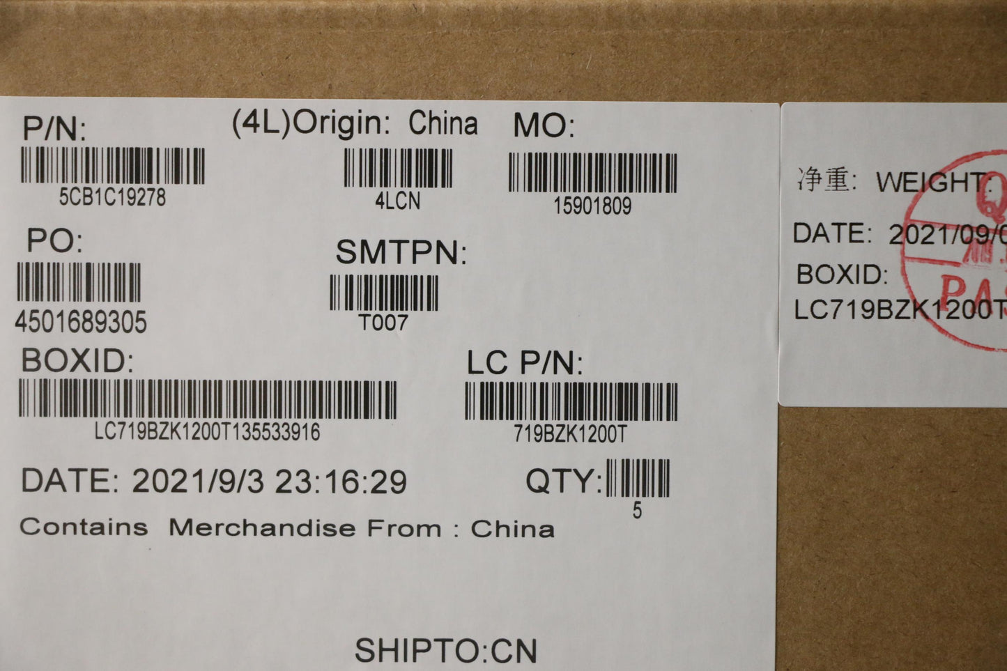 Lenovo Cover Upper Case Asm_Tc L82Nc - 5CB1C19278