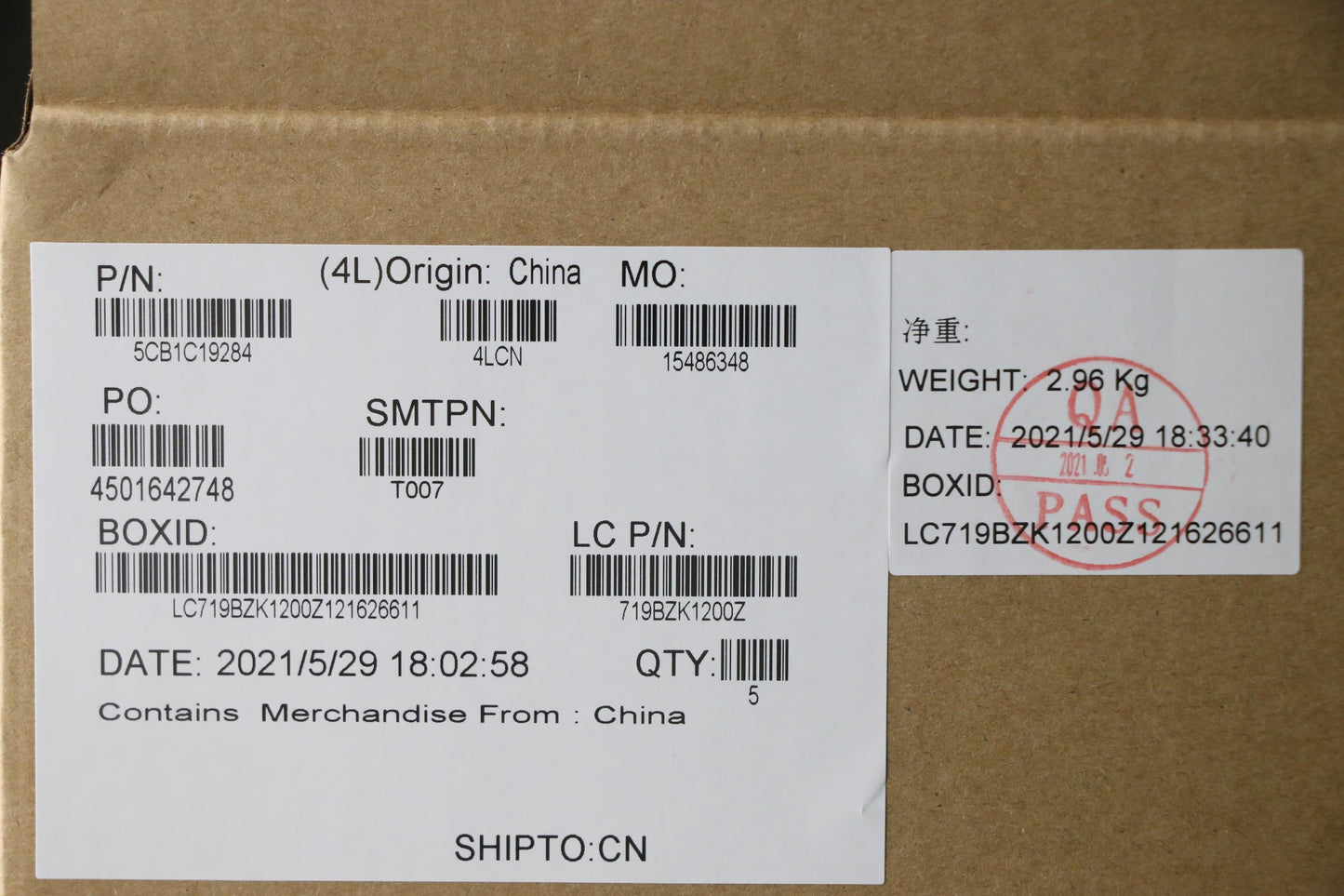 Lenovo Cover Upper Case Asm_Bel L82Nc - 5CB1C19284