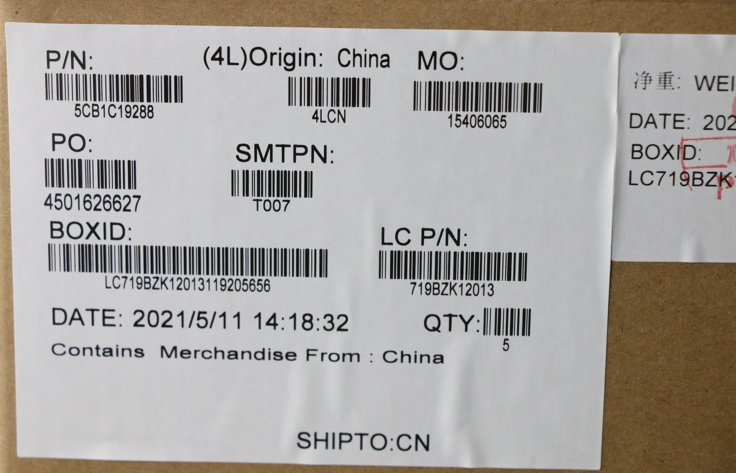 Lenovo Cover Upper Case Asm_Eng L82Nc - 5CB1C19288