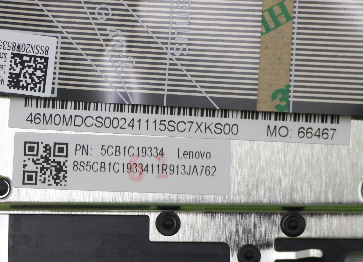 Lenovo Cover Upper Case Asm_Fr W 82Hu - 5CB1C19334