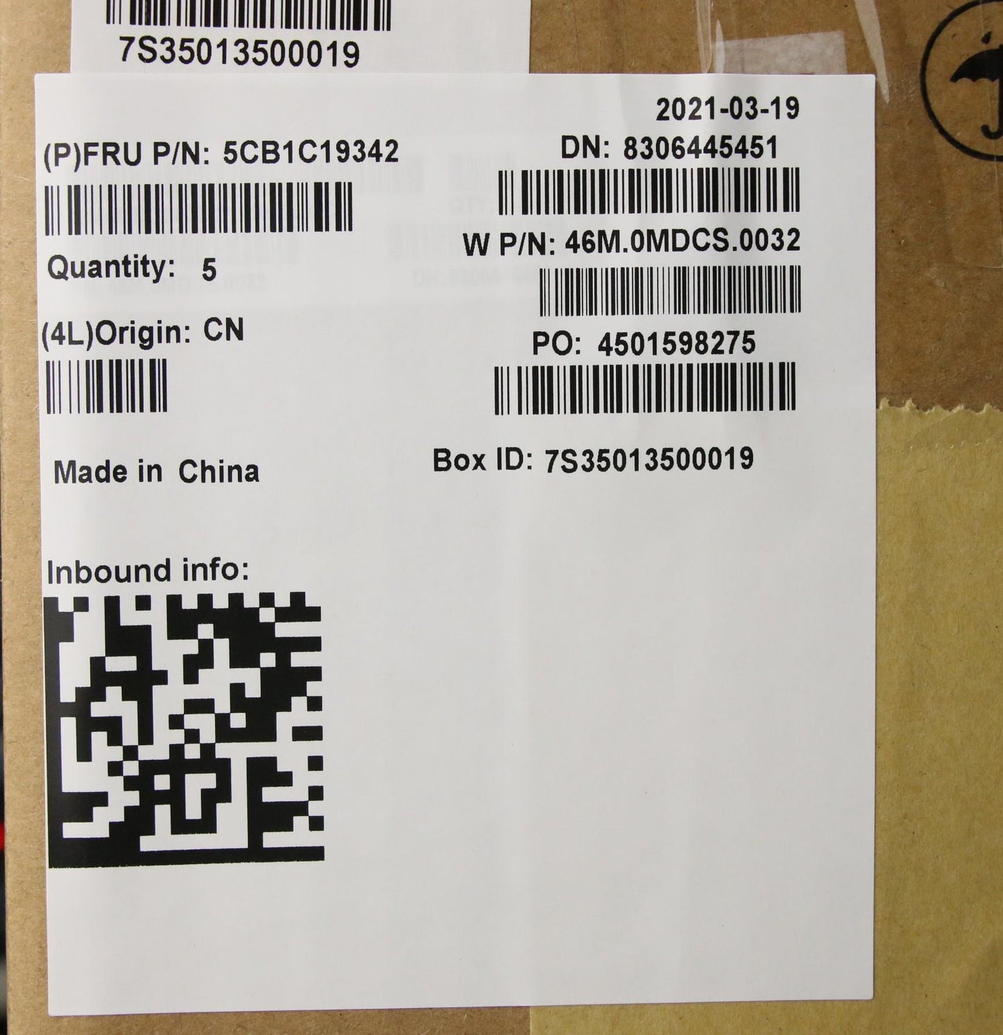 Lenovo Cover Upper Case Asm_Nd W 82Hu - 5CB1C19342