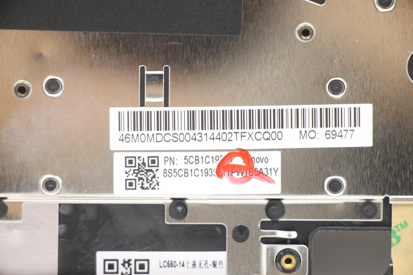 Lenovo Cover Upper Case Asm_Us W 82Hu - 5CB1C19353