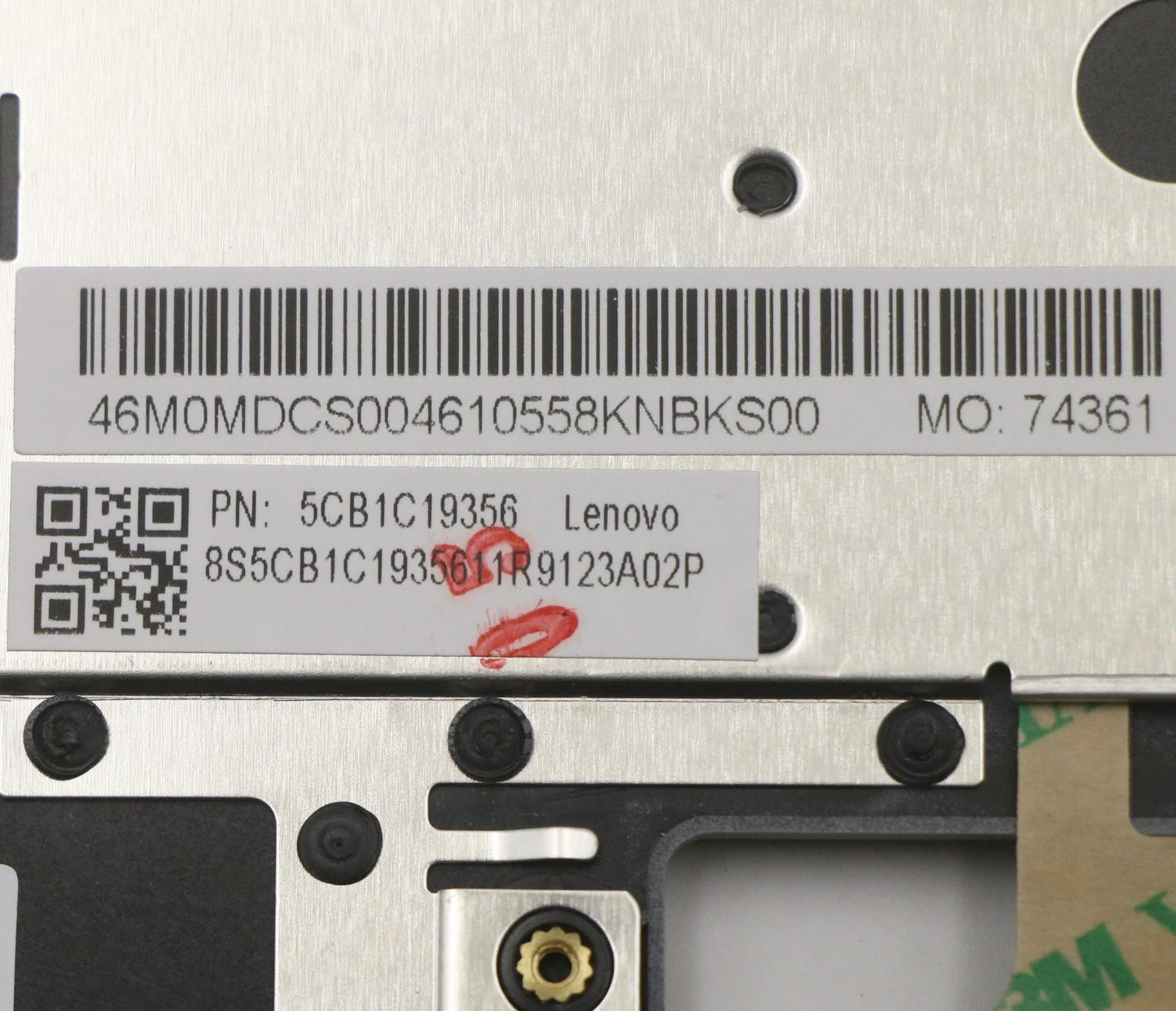Lenovo Cover Upper Case Asm_Sp W 82Hu - 5CB1C19356