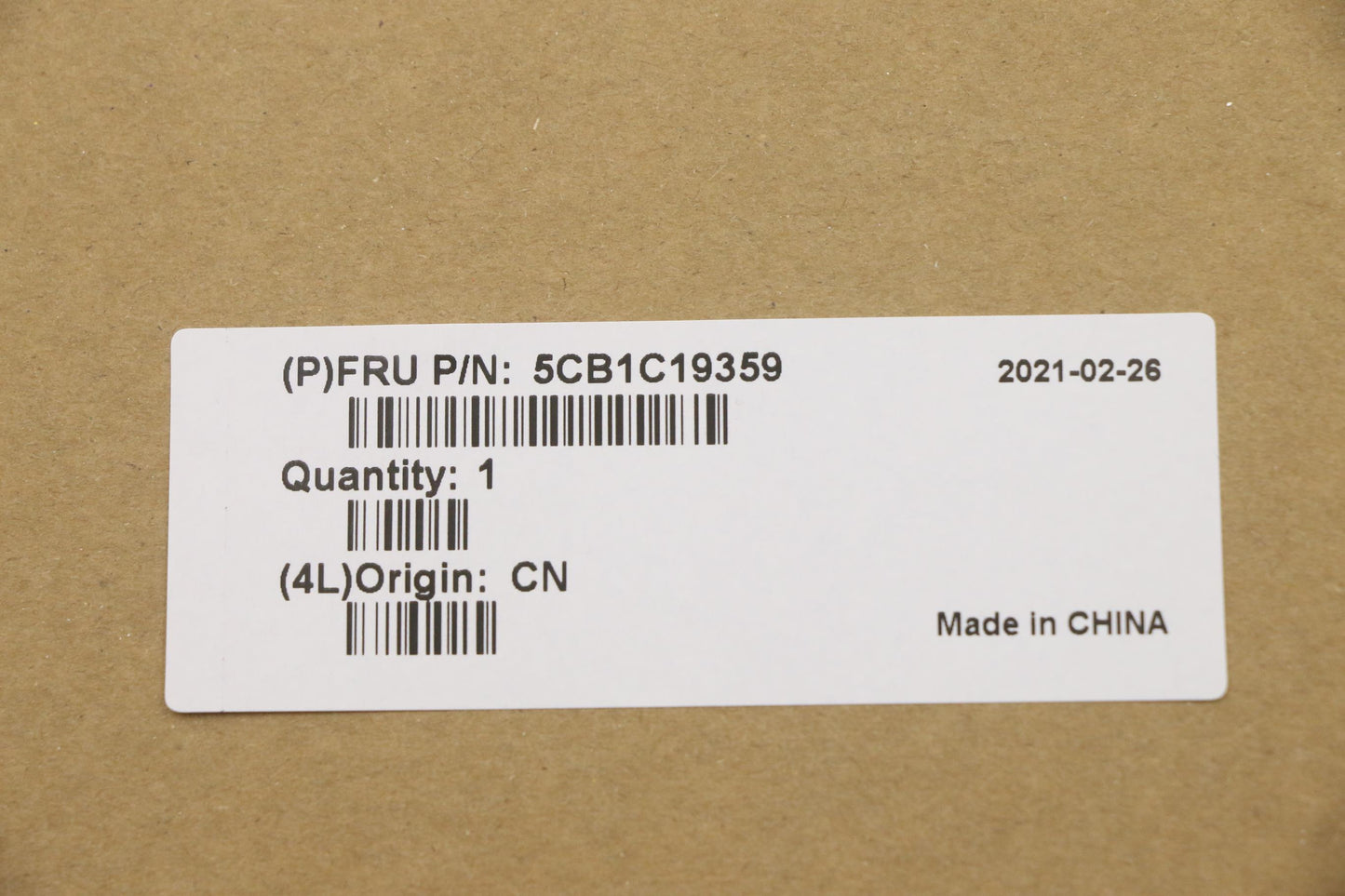 Lenovo Cover Upper Case Asm_Po W 82Hu - 5CB1C19359