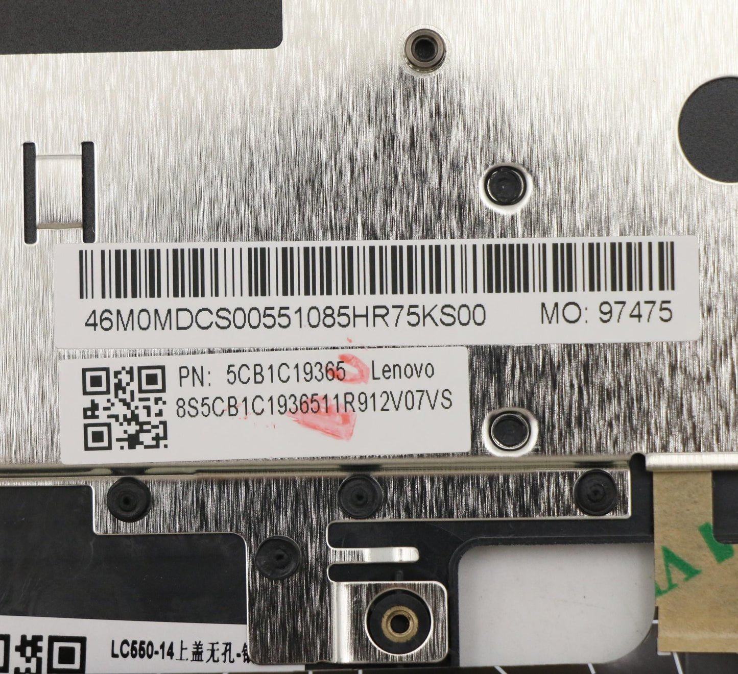 Lenovo Cover Upper Case Asm_Fr W 82Hu - 5CB1C19365