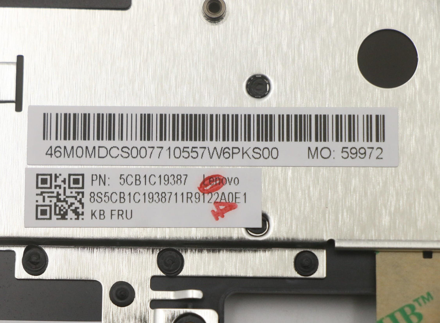 Lenovo Cover Upper Case Asm_It W 82Hu - 5CB1C19387