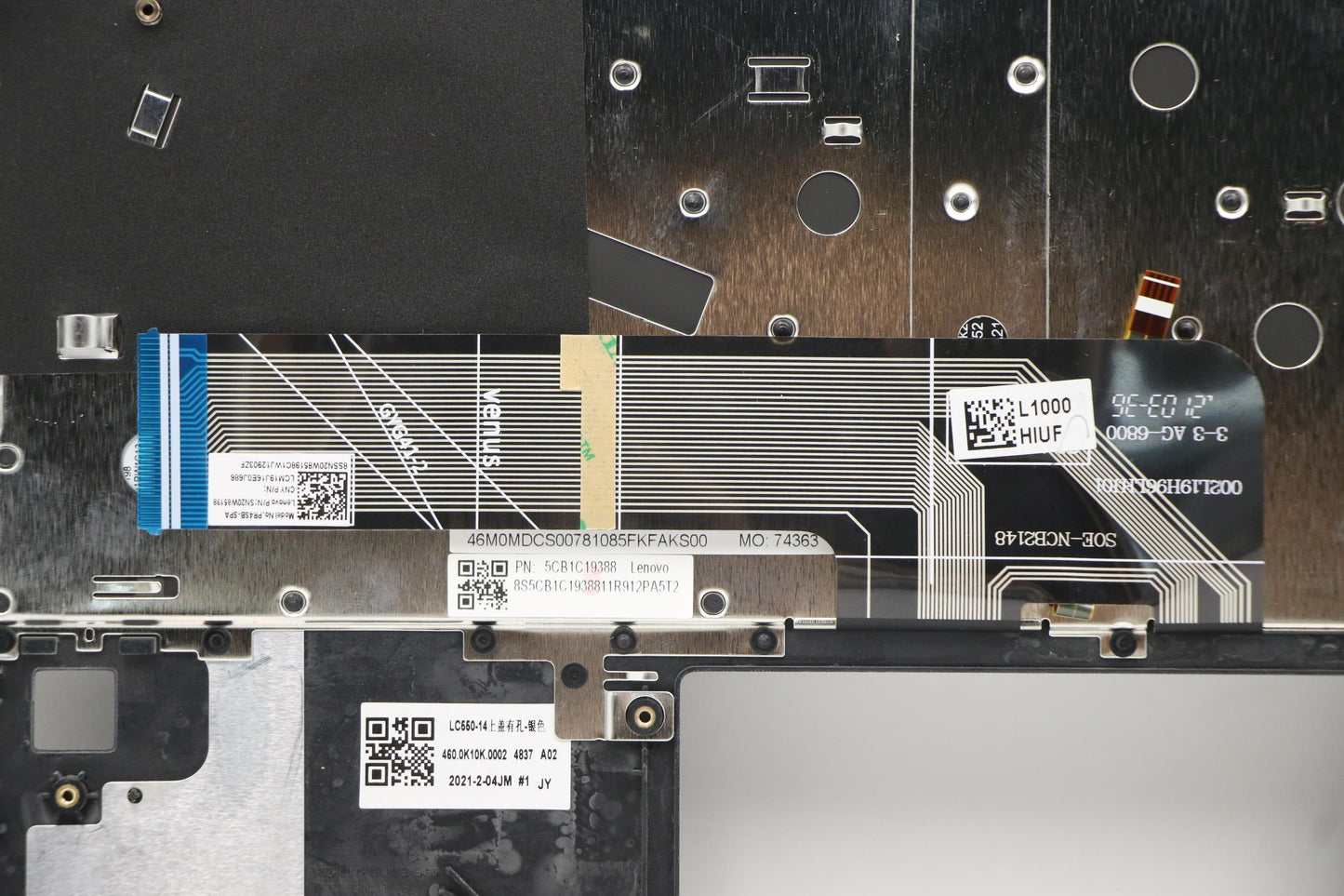 Lenovo Cover Upper Case Asm_Sp W 82Hu - 5CB1C19388