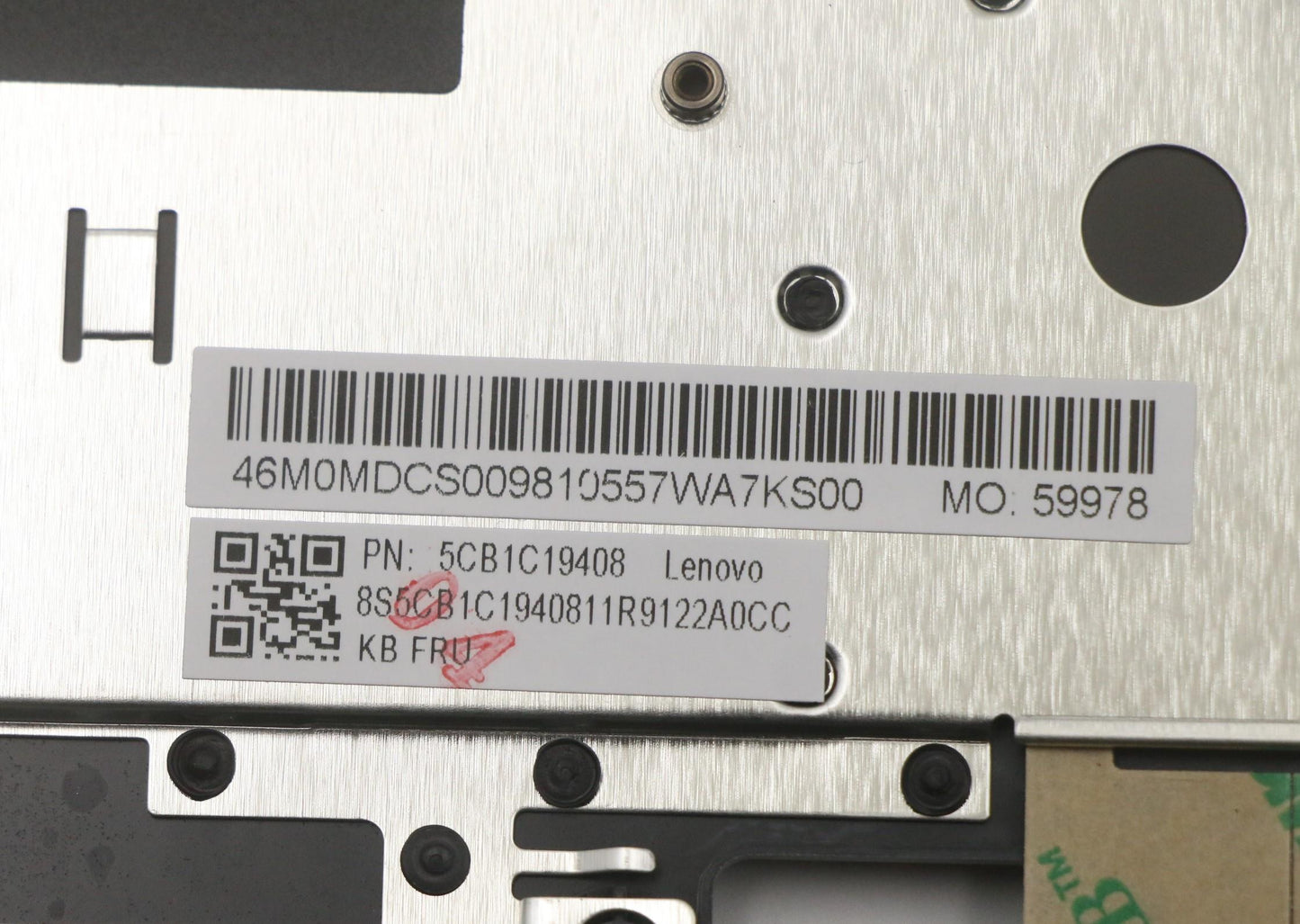 Lenovo Cover Upper Case Asm_Sa W 82Hu - 5CB1C19408