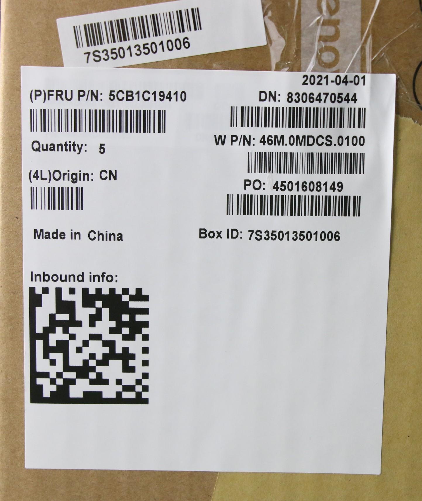 Lenovo Cover Upper Case Asm_Usi W 82H - 5CB1C19410
