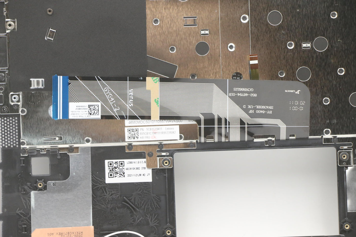 Lenovo Cover Upper Case Asm_Cz-Sk W 8 - 5CB1C19411