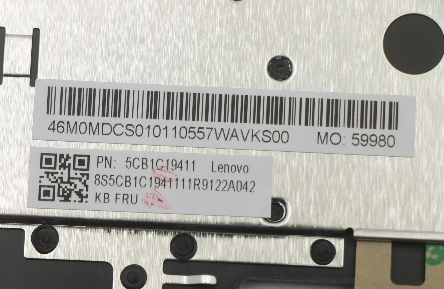 Lenovo Cover Upper Case Asm_Cz-Sk W 8 - 5CB1C19411