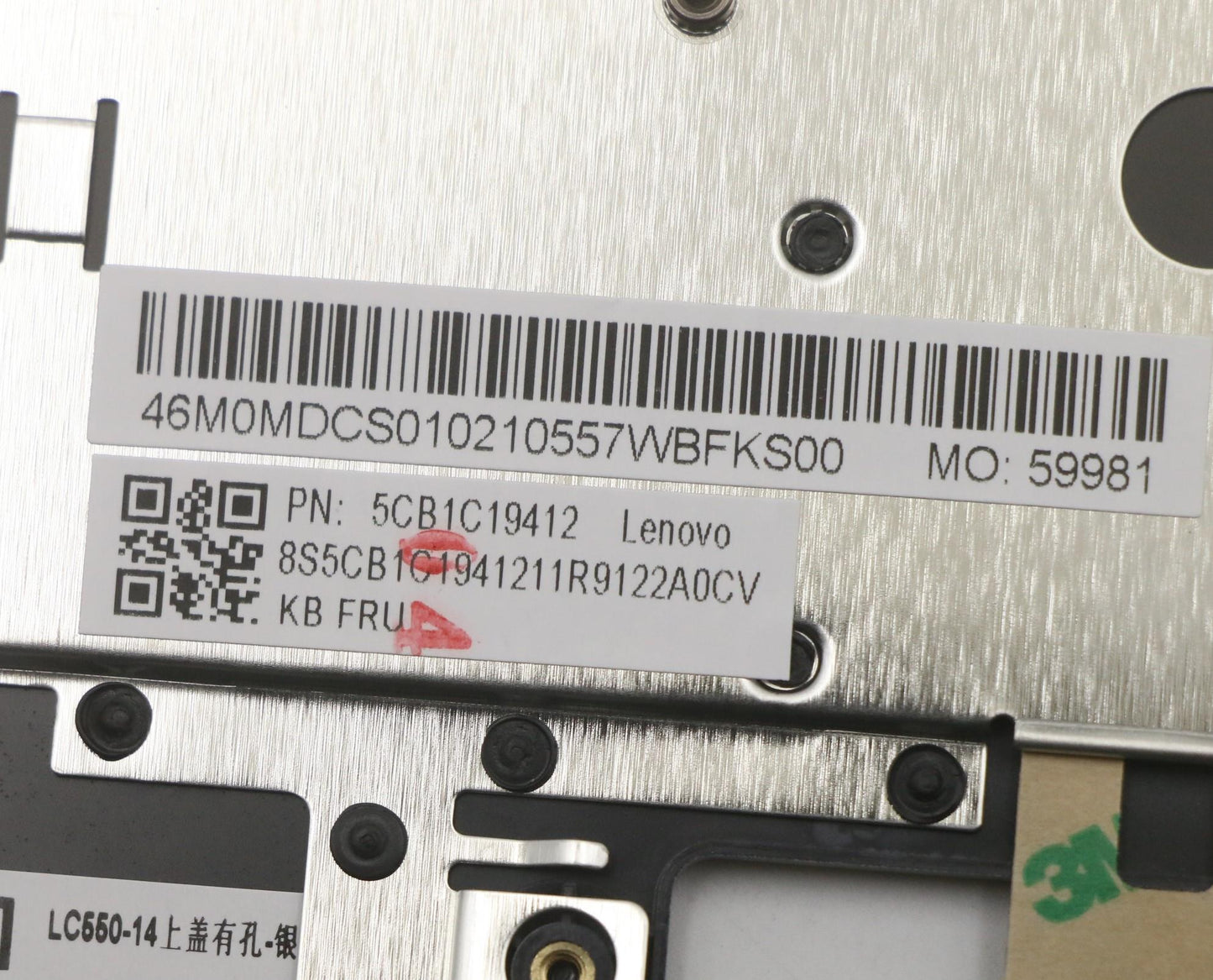 Lenovo Cover Upper Case Asm_Bu W 82Hu - 5CB1C19412