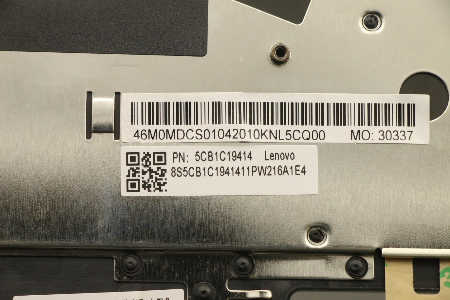 Lenovo Cover Upper Case Asm_Fr-Ar W 8 - 5CB1C19414