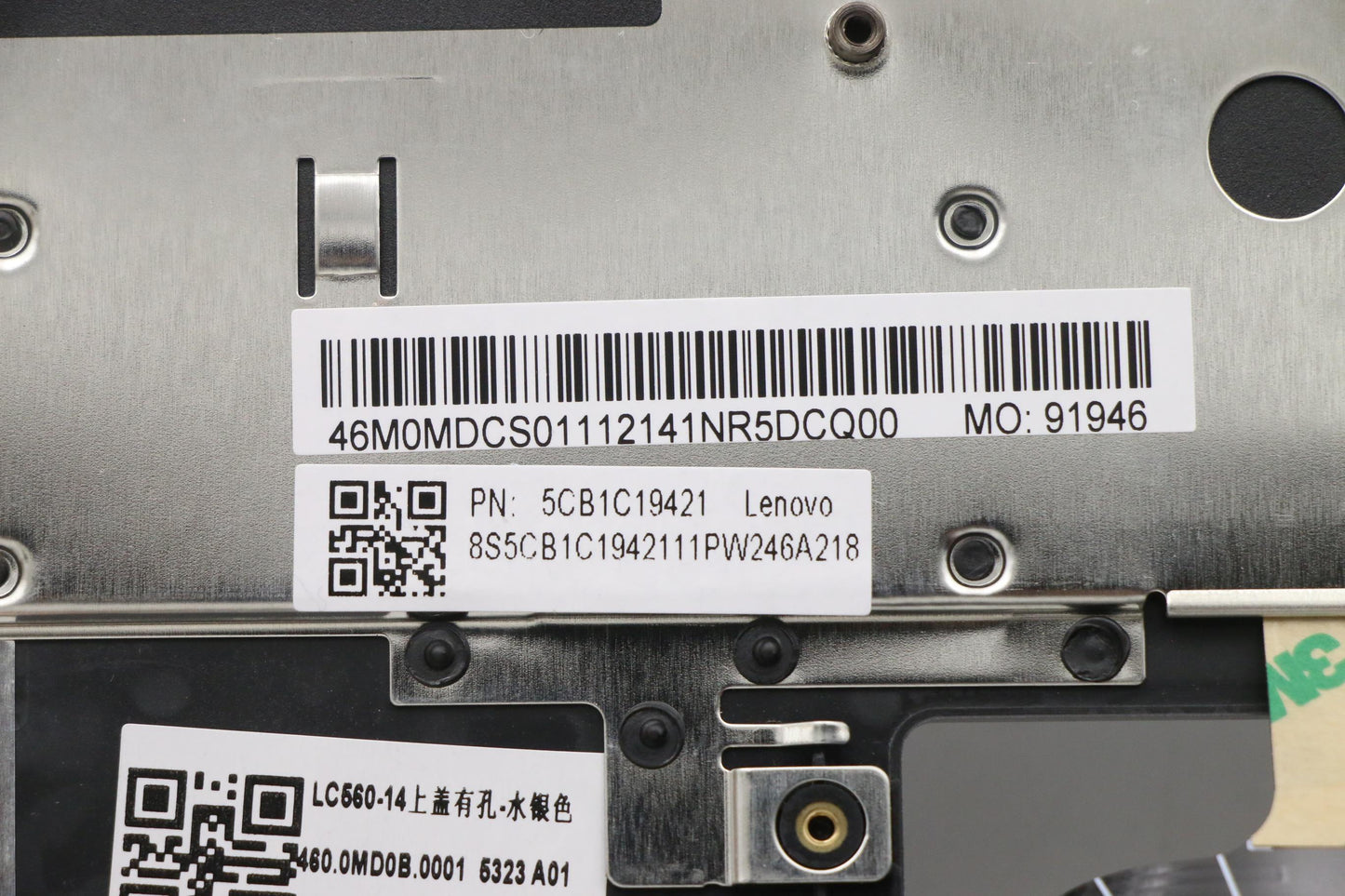 Lenovo Cover Upper Case Asm_Ti W 82Hu - 5CB1C19421