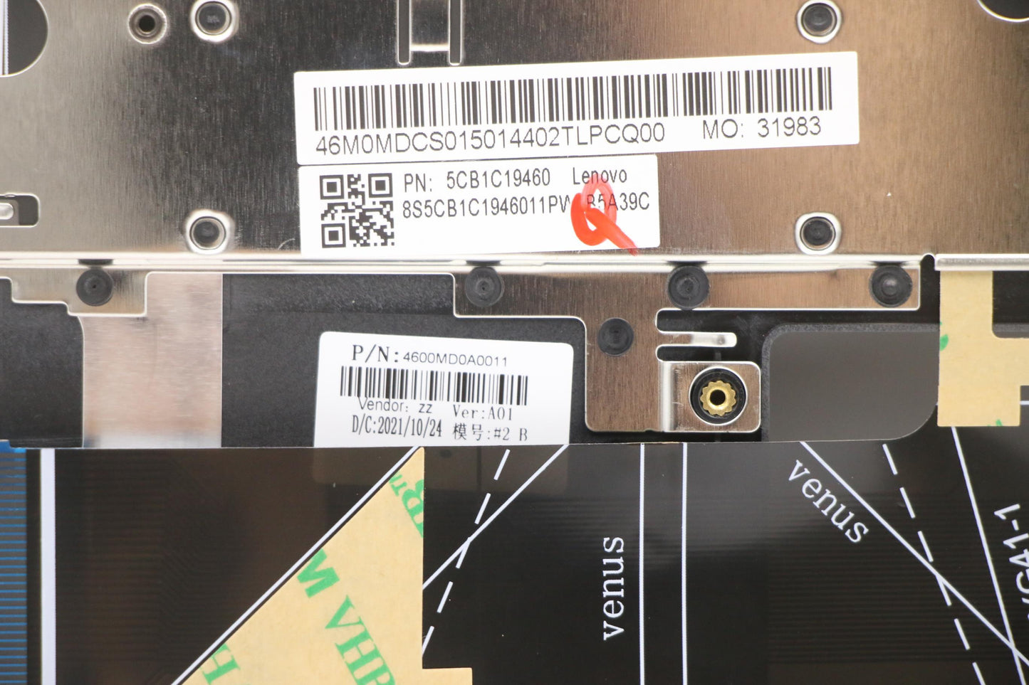Lenovo Cover Upper Case Asm_Fr W 82Hu - 5CB1C19460