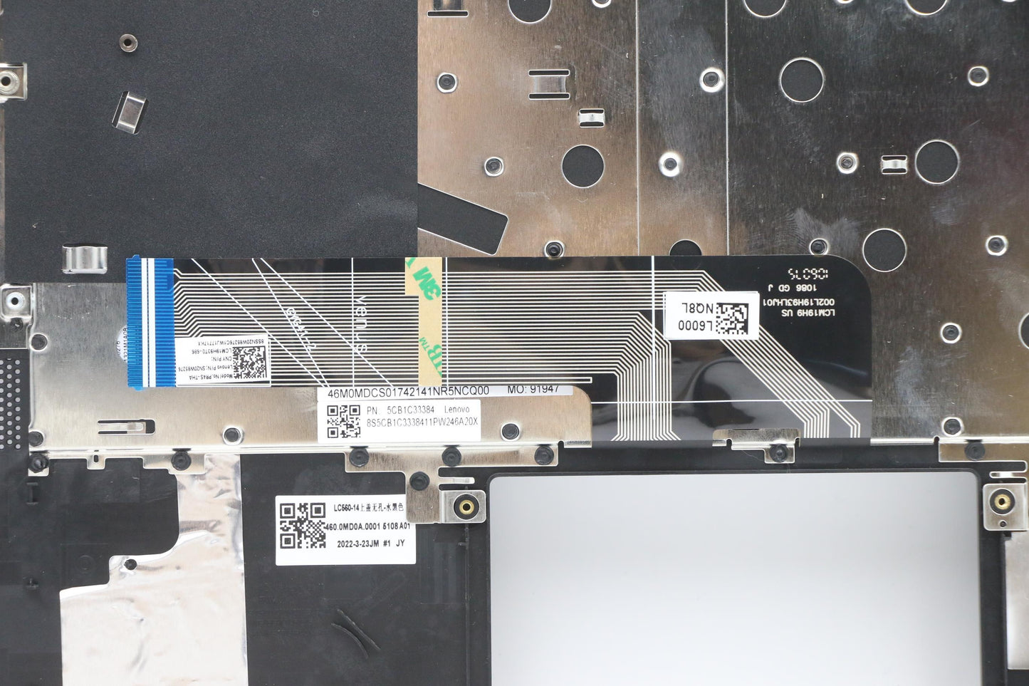 Lenovo Cover Upper Case Asm_Ti W 82Hu - 5CB1C33384