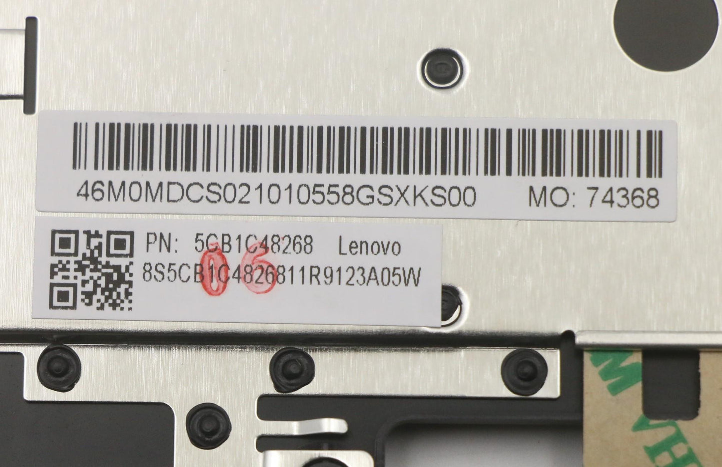 Lenovo Cover Upper Case Asm_Ko W 82Hu - 5CB1C48268