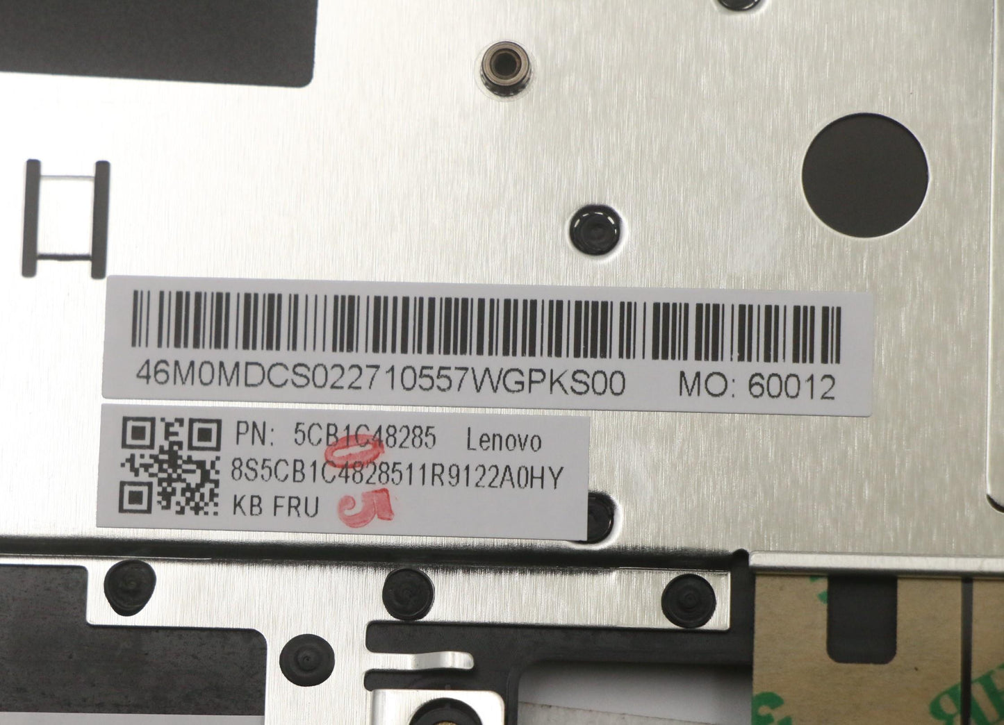 Lenovo Cover Upper Case Asm_Cz-Sk W 8 - 5CB1C48285