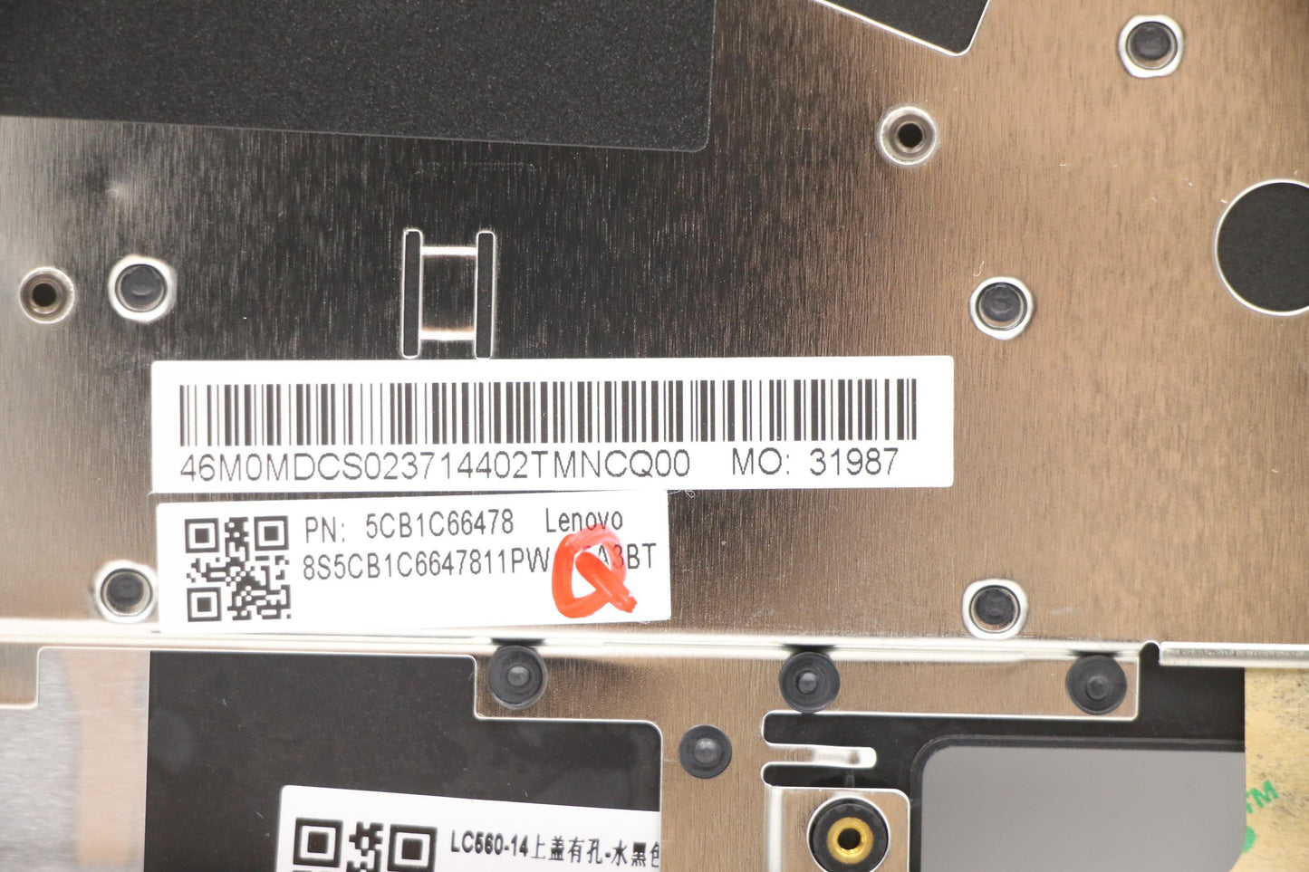 Lenovo Cover Upper Case Asm_Ti W 82Hu - 5CB1C66478