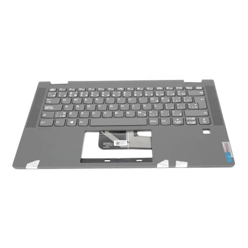 Lenovo C-Cover with Keyboard, Canadian French, Grey, Non-Backlit - 5CB1C66481