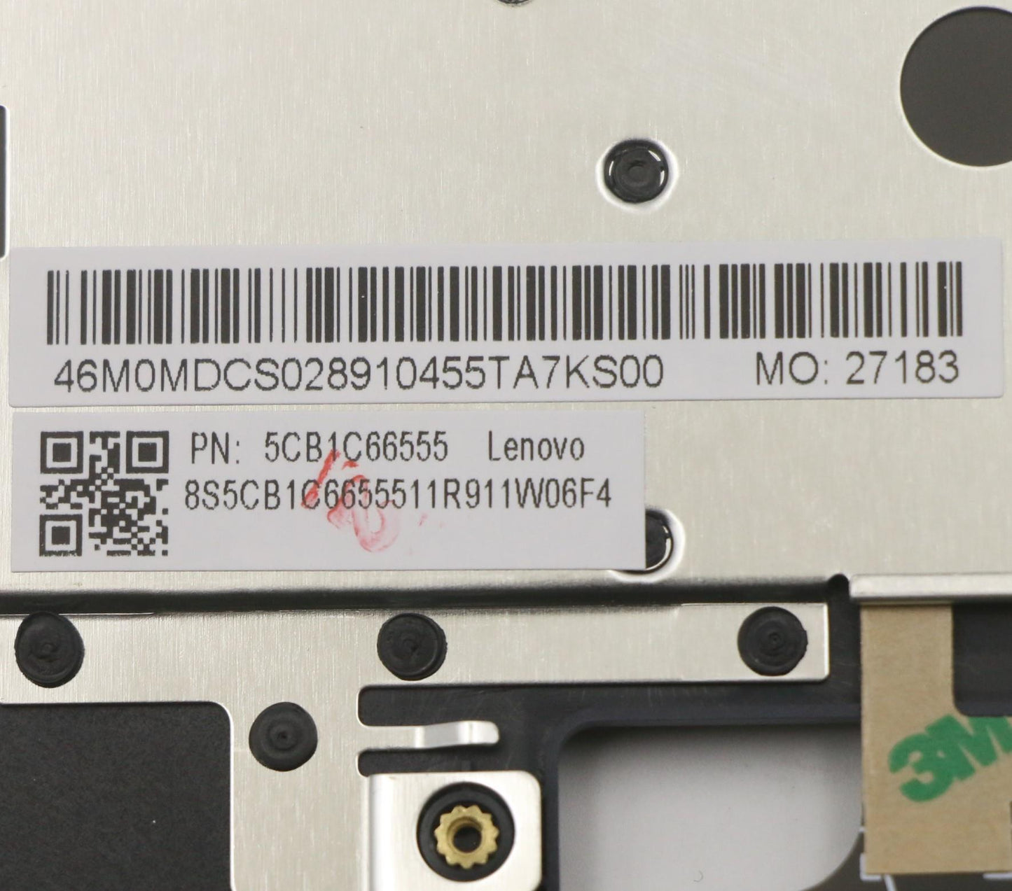 Lenovo Cover Upper Case Asm_Euro Eng - 5CB1C66555