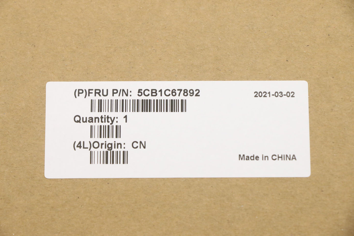 Lenovo Cover Upper Case Asm_Eng W 82H - 5CB1C67892