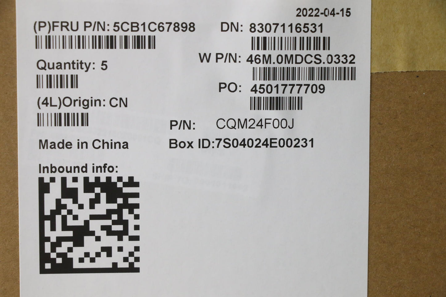 Lenovo Cover Upper Case Asm_Thai W 82 - 5CB1C67898