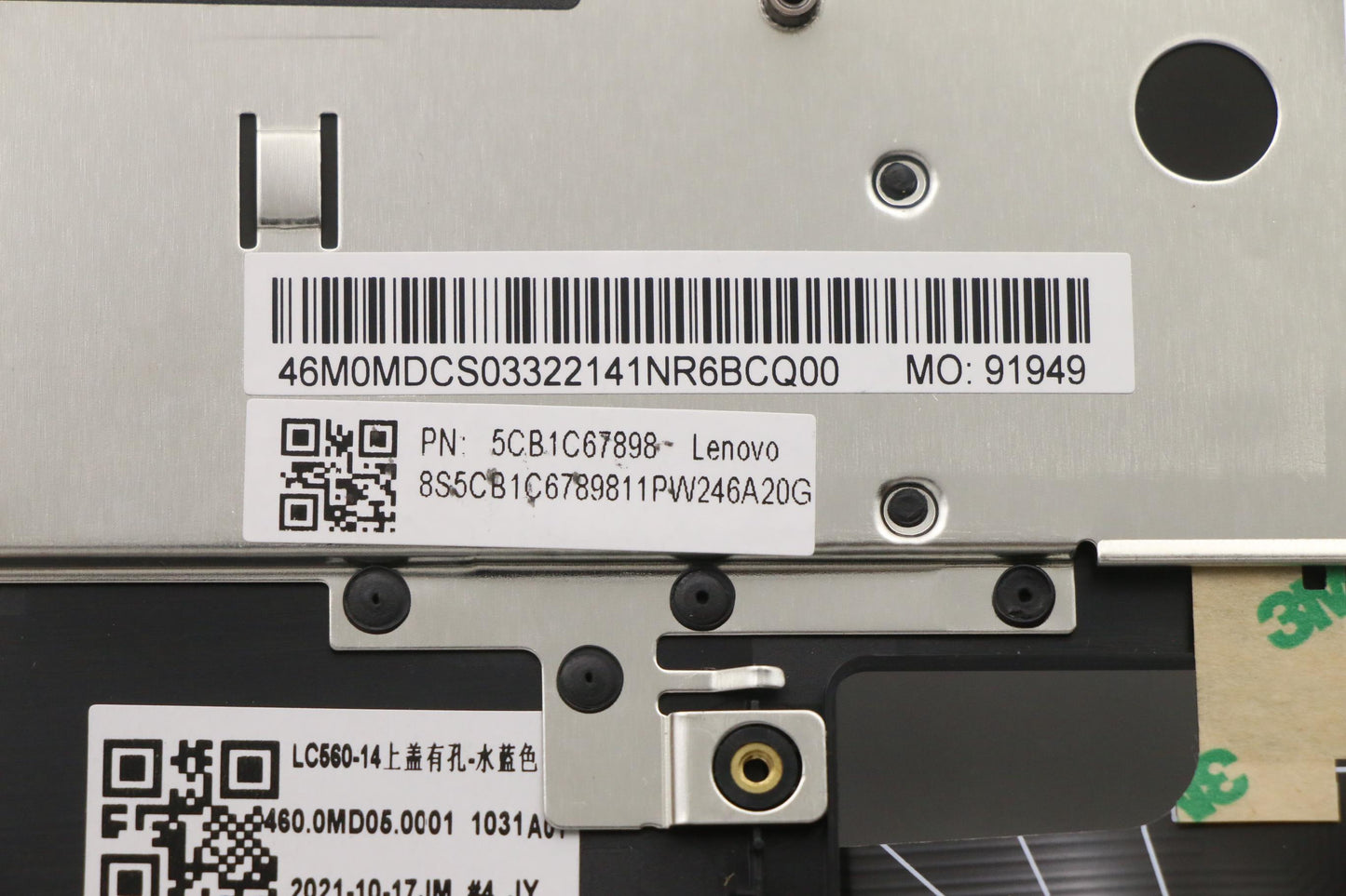 Lenovo Cover Upper Case Asm_Thai W 82 - 5CB1C67898