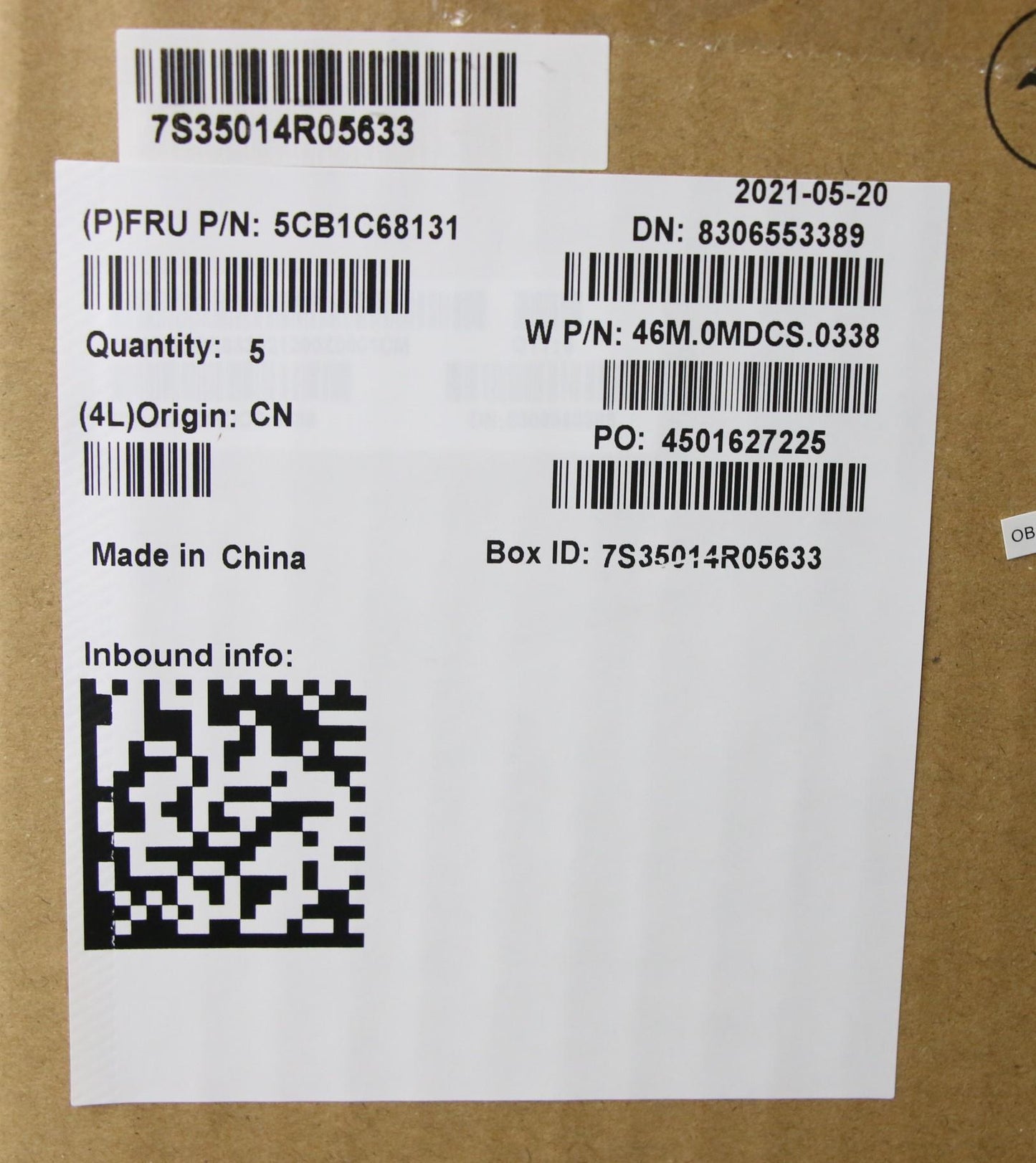 Lenovo Cover Upper Case Asm_Rus W 82H - 5CB1C68131