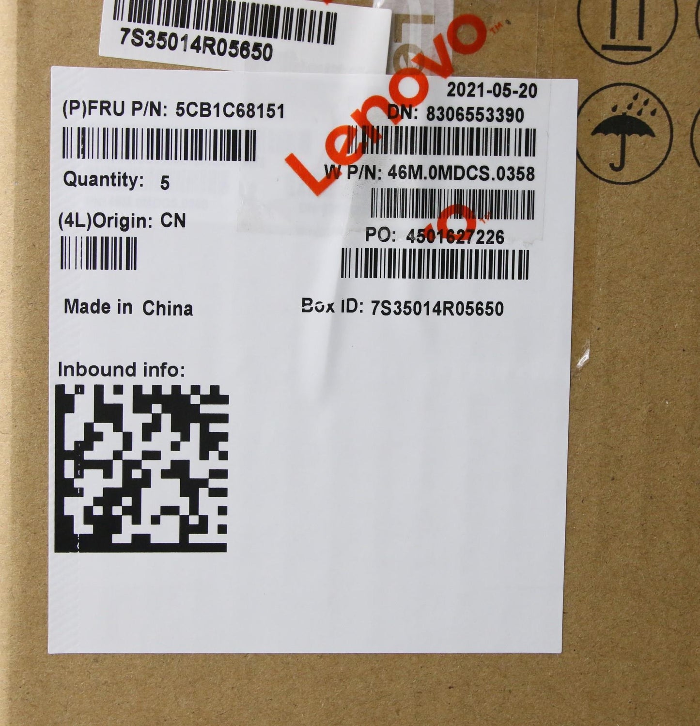 Lenovo Cover Upper Case Asm_Eng W 82H - 5CB1C68151