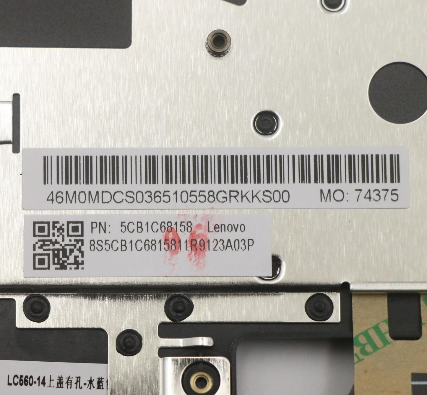 Lenovo Cover Upper Case Asm_La Spa W8 - 5CB1C68158