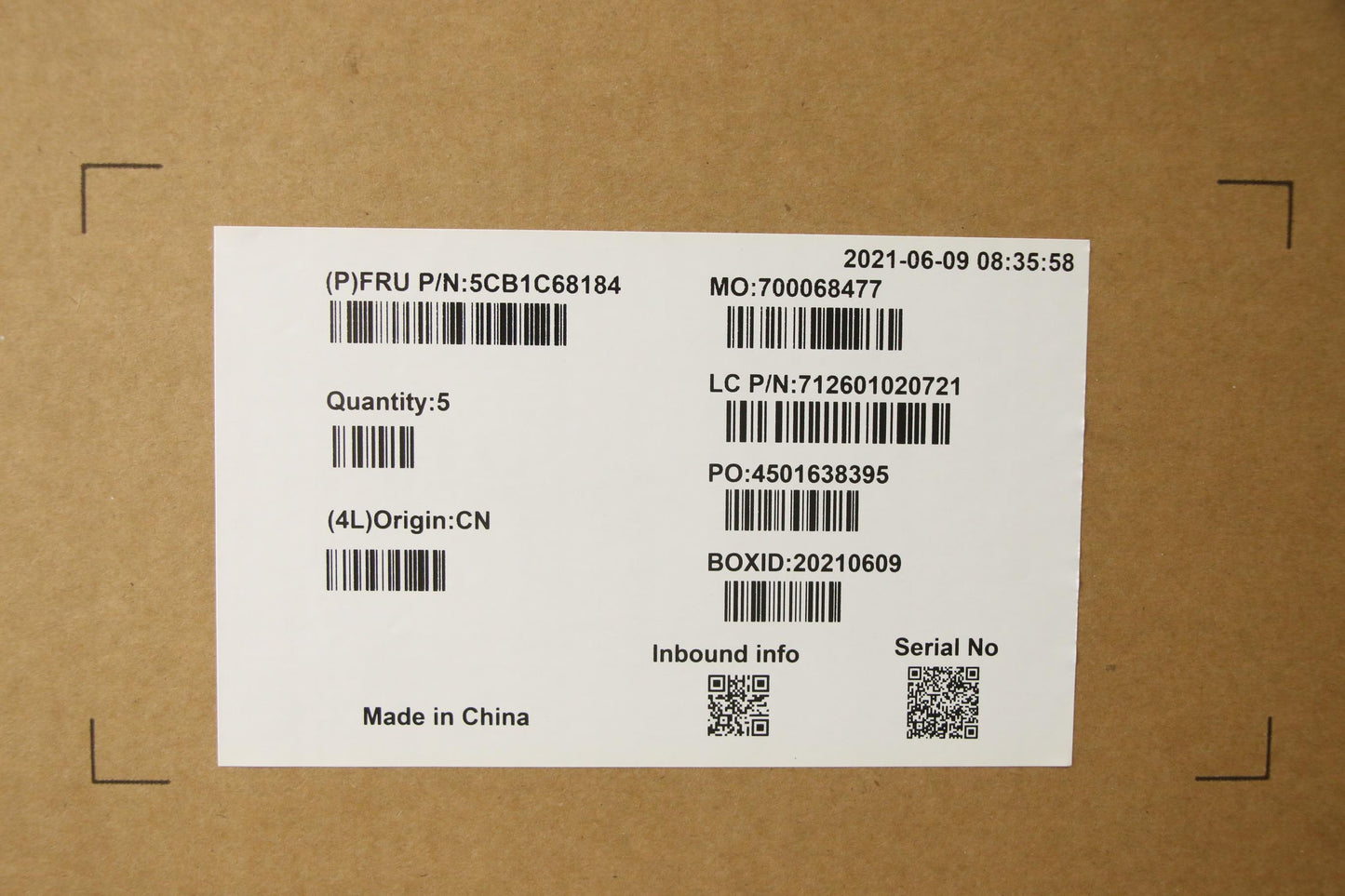 Lenovo Cover Upper Case Asm_Uke Wt 82 - 5CB1C68184