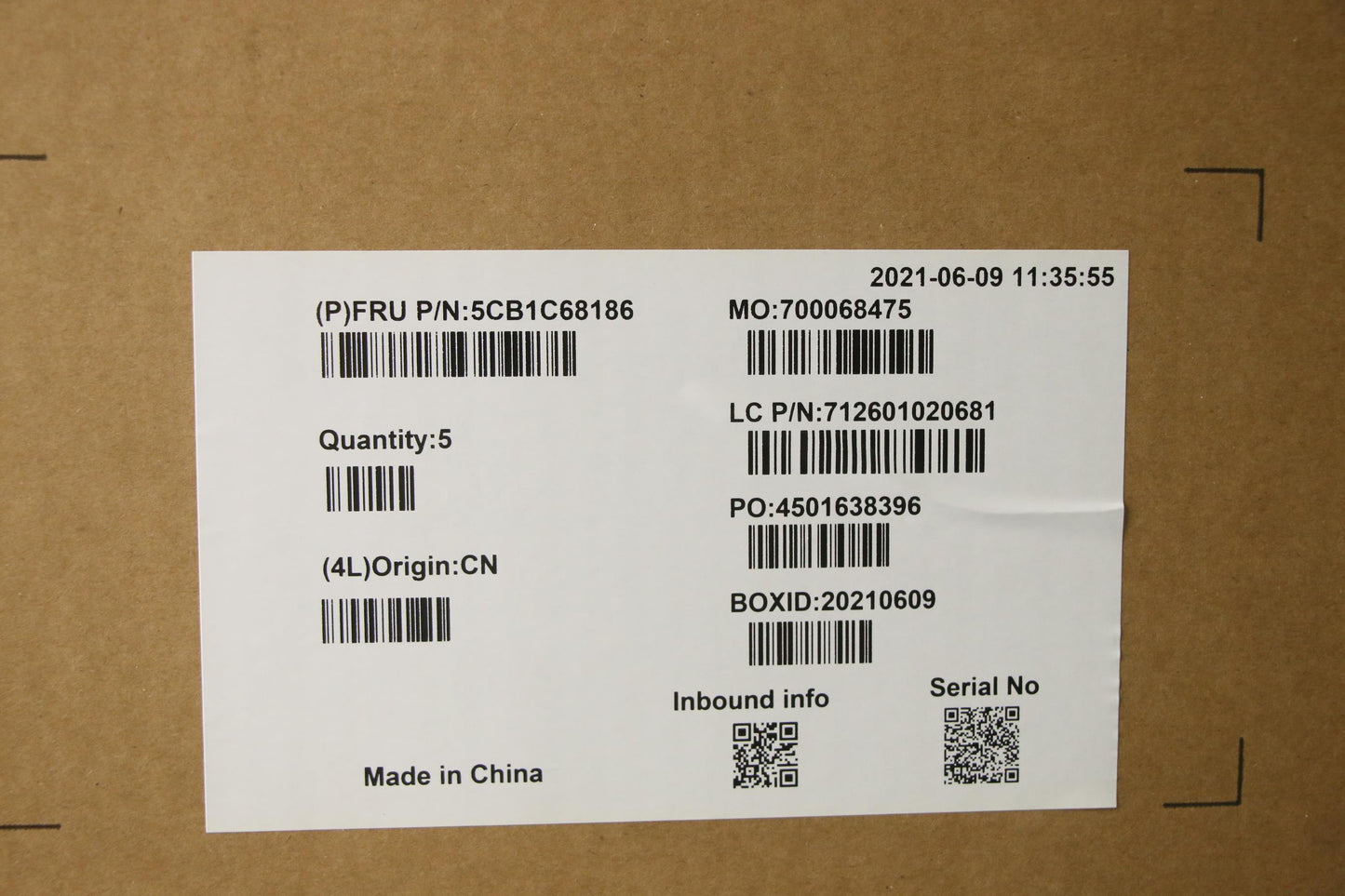 Lenovo Cover Upper Case Asm_Cze/Slk W - 5CB1C68186