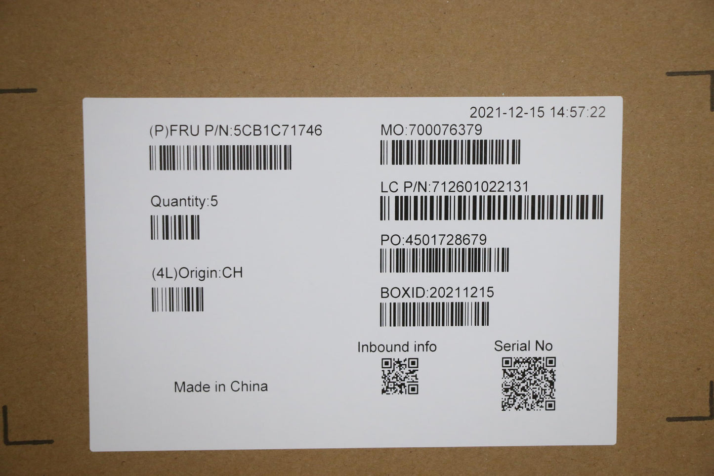 Lenovo Cover Upper Case Assembly Nord - 5CB1C71746