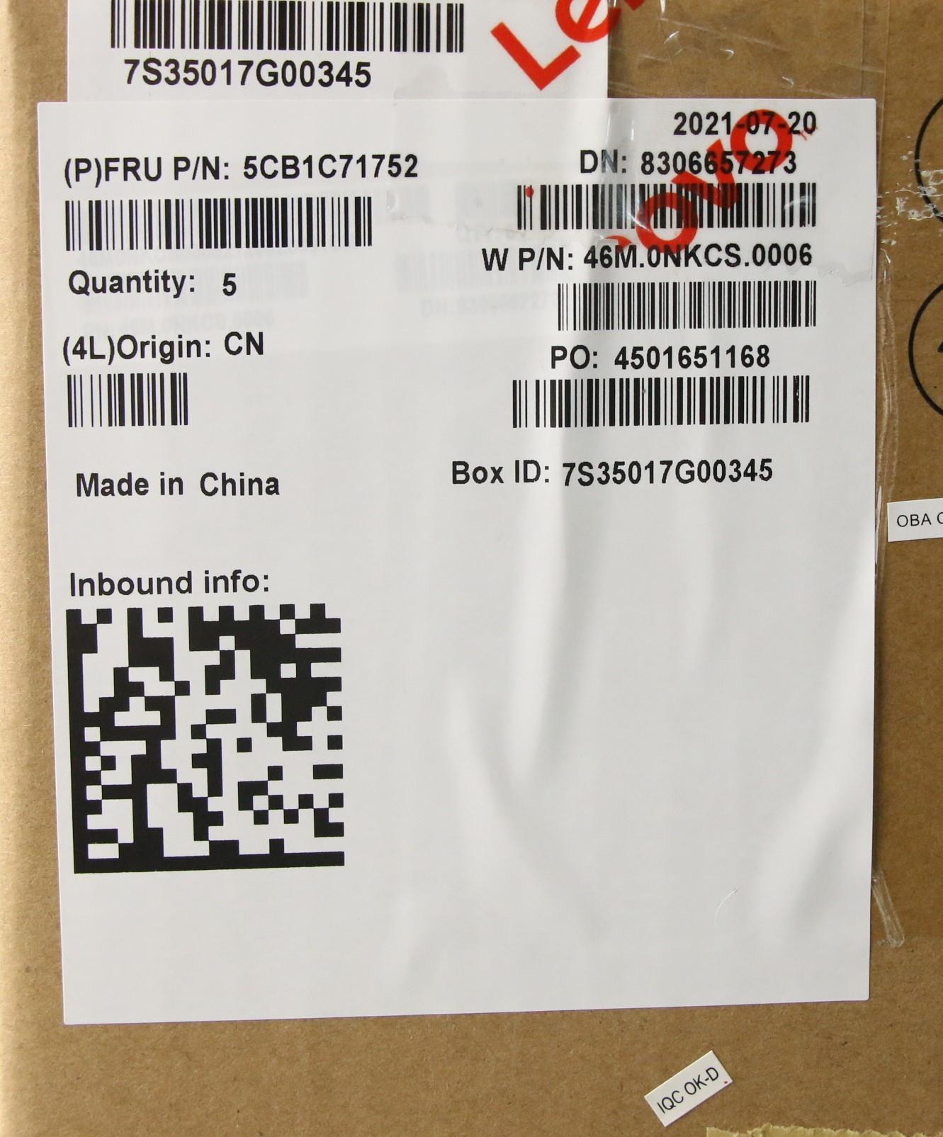 Lenovo Cover Upper Case Asm_Kor W 20Y - 5CB1C71752