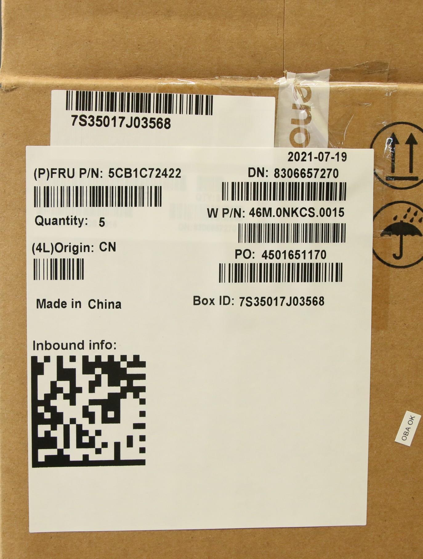 Lenovo Cover Upper Case Asm_Por W 20Y - 5CB1C72422