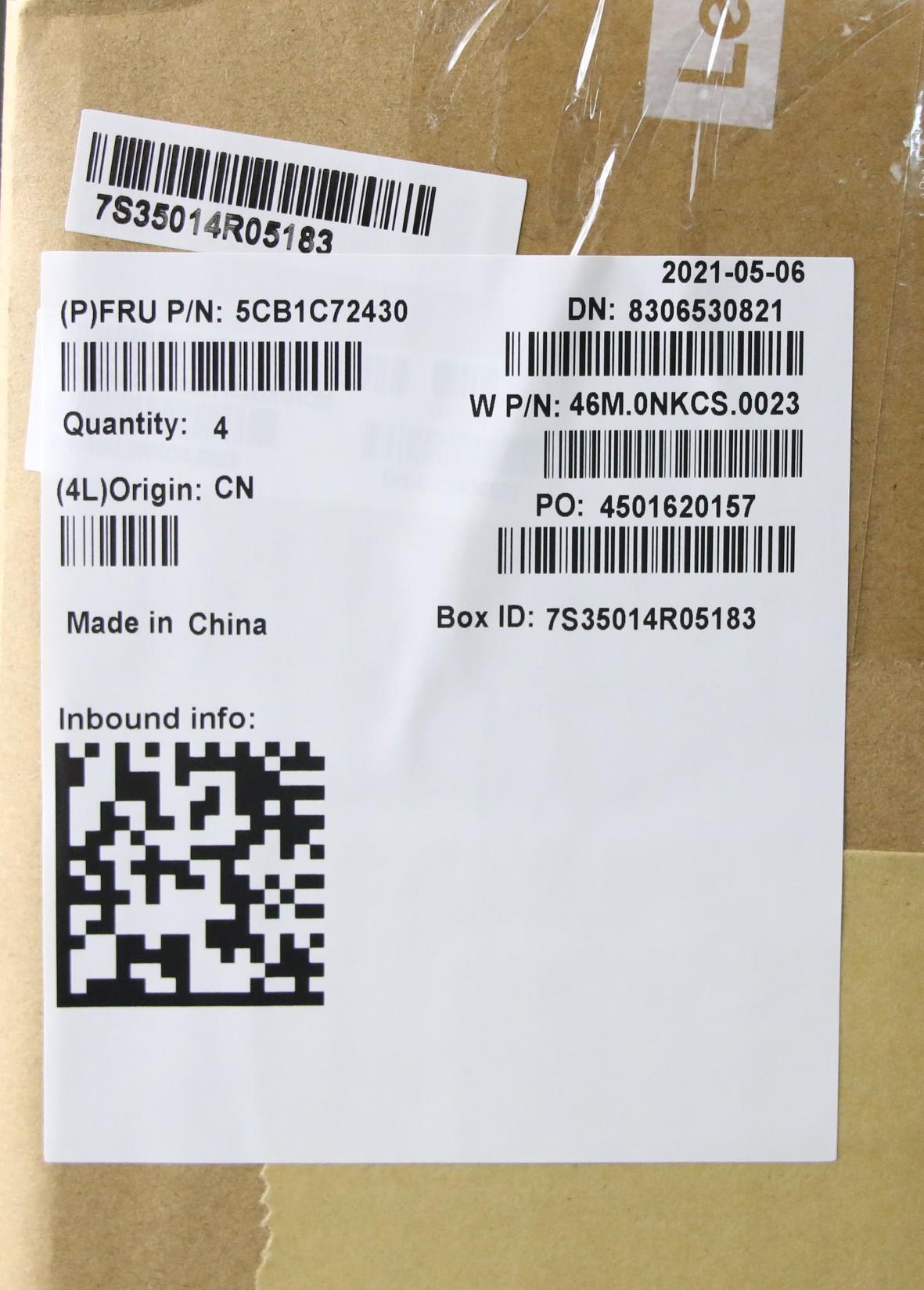Lenovo Cover Upper Case Asm_Euro Eng - 5CB1C72430