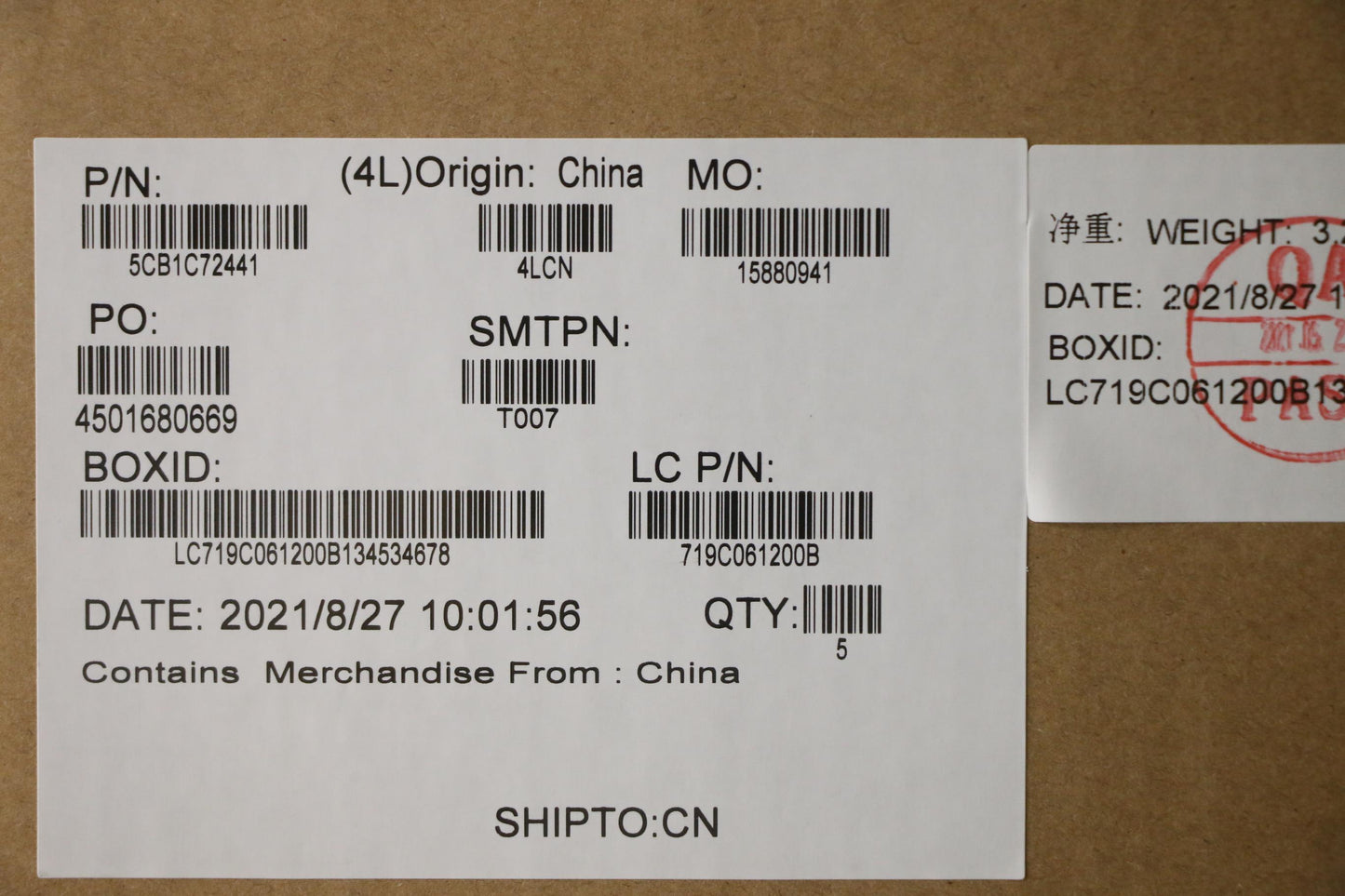 Lenovo Cover Lcd Cover L 82Ju L_60H_P - 5CB1C72441