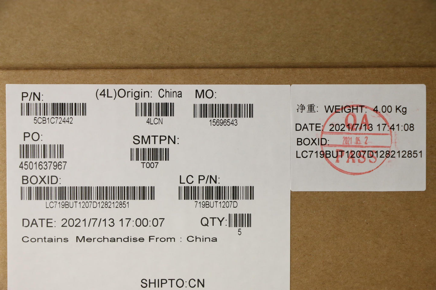Lenovo Cover Upper Case Asm_Eng L81X8 - 5CB1C72442