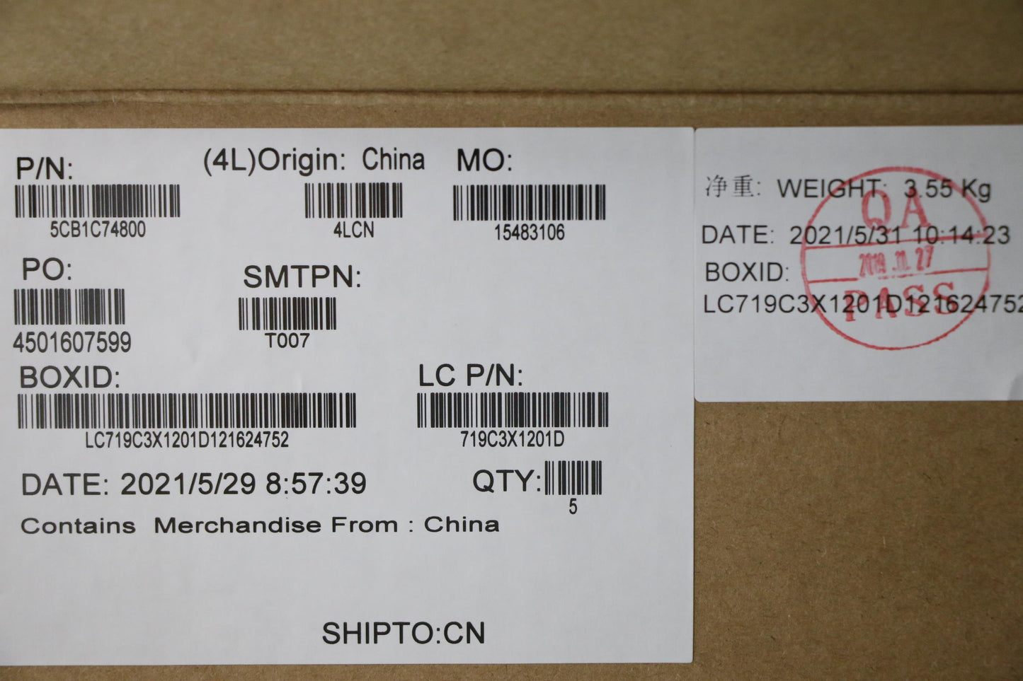 Lenovo Cover Upper Case Asm_Ara L82Ju - 5CB1C74800