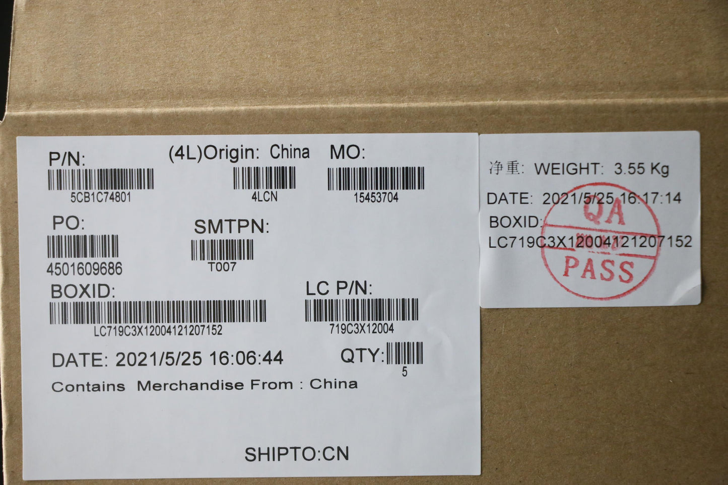 Lenovo Cover Upper Case Asm_Bel L82Ju - 5CB1C74801